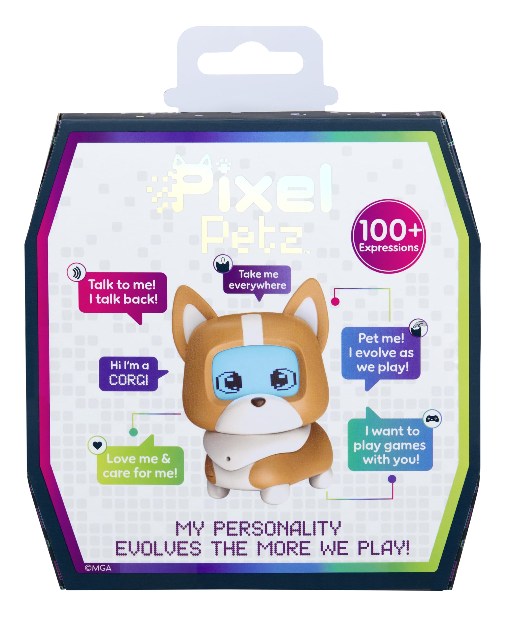 Pixel Petz Corgi care routine: feeding and grooming moments for bonding