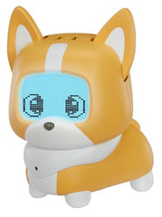 Pixel Petz Corgi interaction image shows responsive play and friendly talk