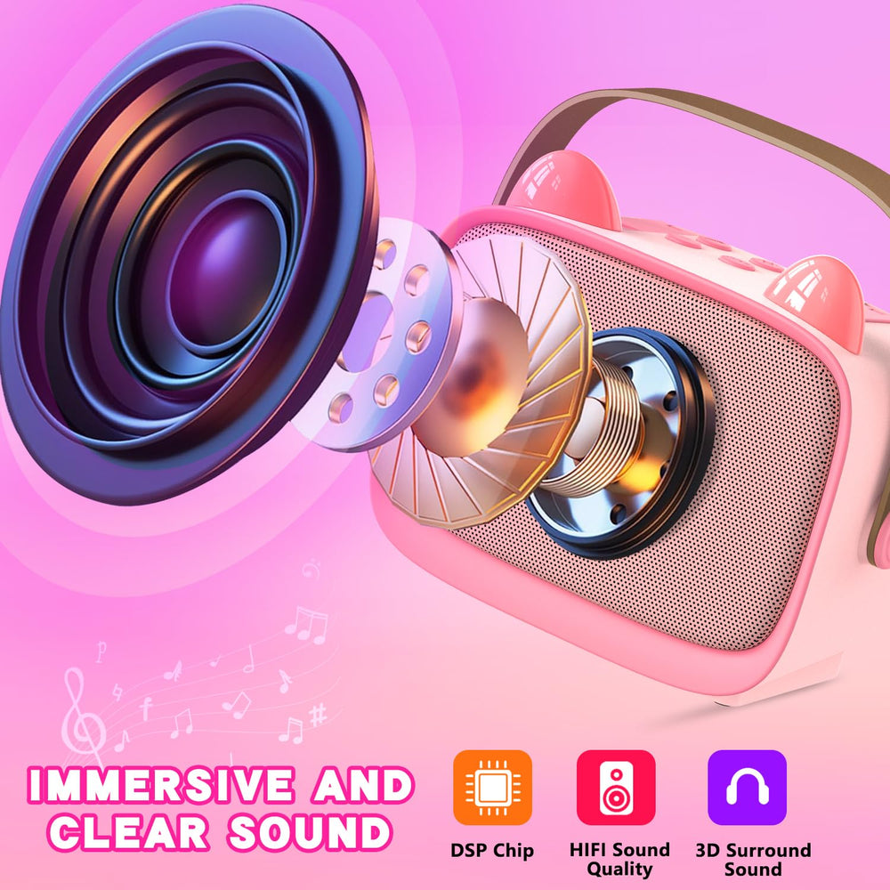 Mgaolo Bluetooth 5.3 connection ensures stable streaming during party play.