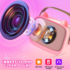 Mgaolo Bluetooth 5.3 connection ensures stable streaming during party play.