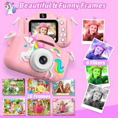 MgaoLo kids camera silicone case protects against drops during play