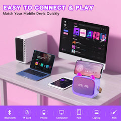 MgaoLo kid-friendly wireless mics with echo and voice effects