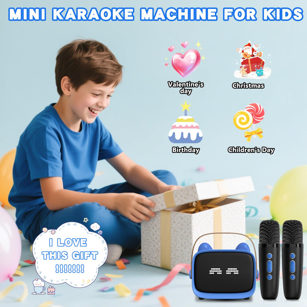 Mgaolo portable design lets kids sing indoors, outdoors, or on the go.