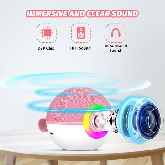 MgaoLo wireless microphones pair for cordless singing sessions.
