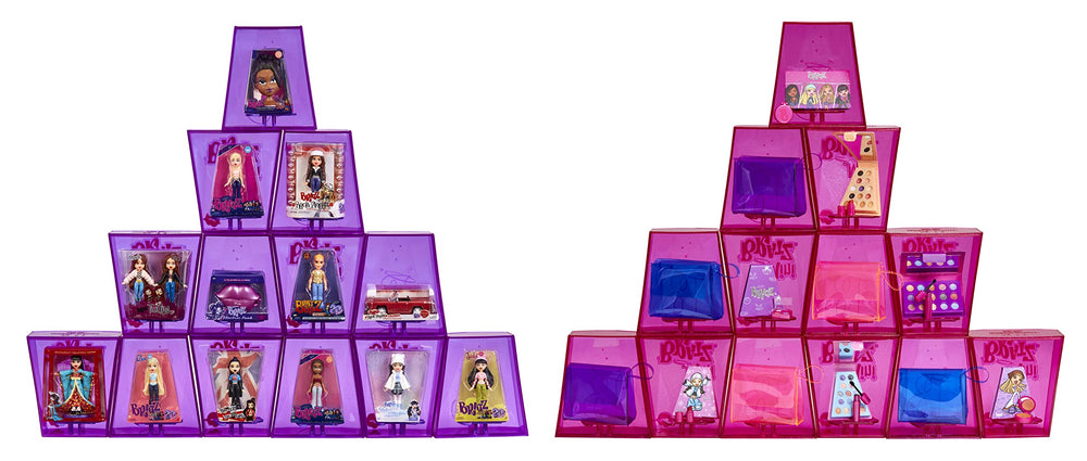 MGA's Miniverse Bratz Minis 20th Anniversary Rock Angelz evoke retro style.