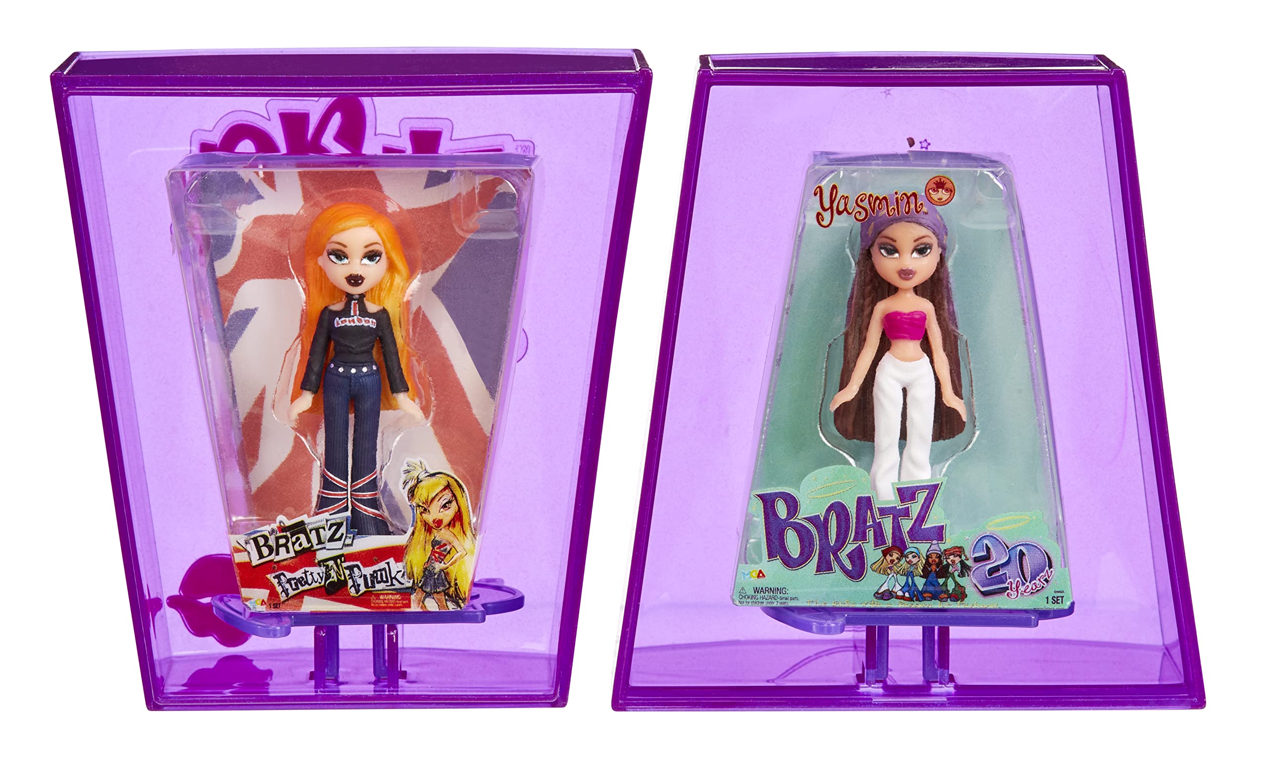 MGA's Miniverse Bratz Minis stackable display-cap keeps your collection organized.