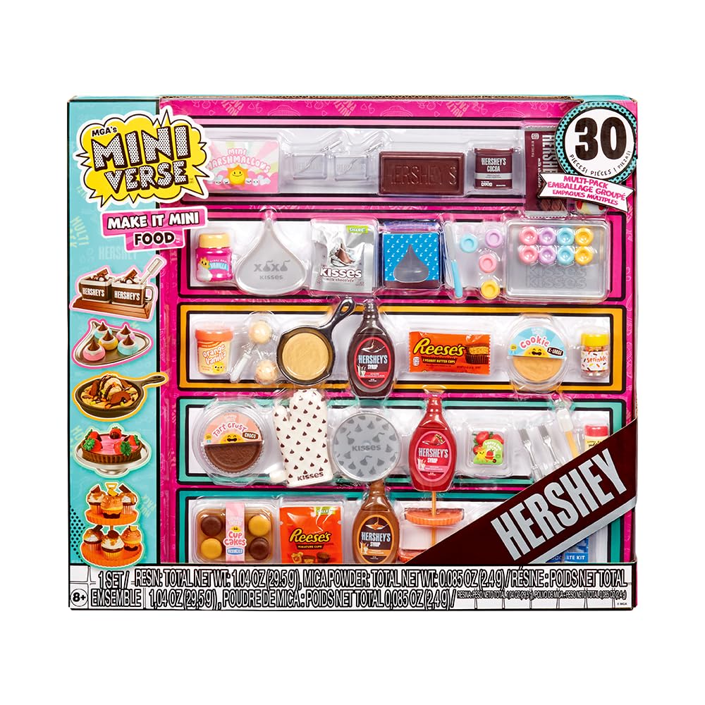 MGA's Miniverse Hershey pack front view for display and collection