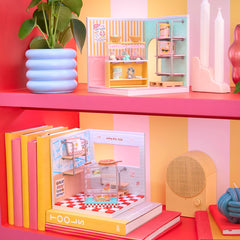 MGA's Miniverse pizza shop wall panel brings bold retail vibes.