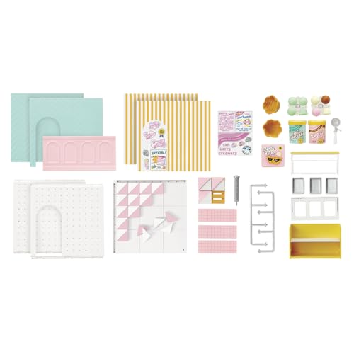 MGA's Miniverse pizza shop wallpaper design 1 creates retro charm.