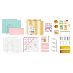MGA's Miniverse pizza shop wallpaper design 1 creates retro charm.