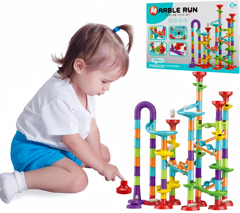 Mgivyar Marble Runs ABS plastic construction for durable, safe learning