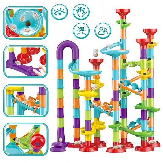 Mgivyar Marble Runs track components enabling endless build-and-test play