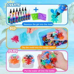 MGparty Magic Water Elf Kit DIY craft setup for hands-on learning at home