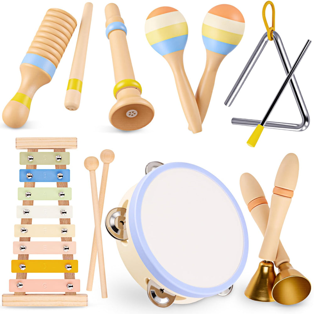 MGparty Montessori xylophone image highlights bright notes to spark early sound recognition.