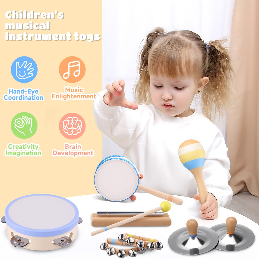 MGparty toddler flute showcases engaging, hands-on learning with a safe wooden design.