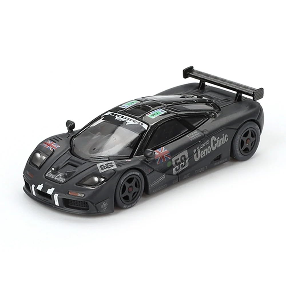 MGT00870 diecast McLaren F1 GTR weathered side profile, great for diorama scenes.