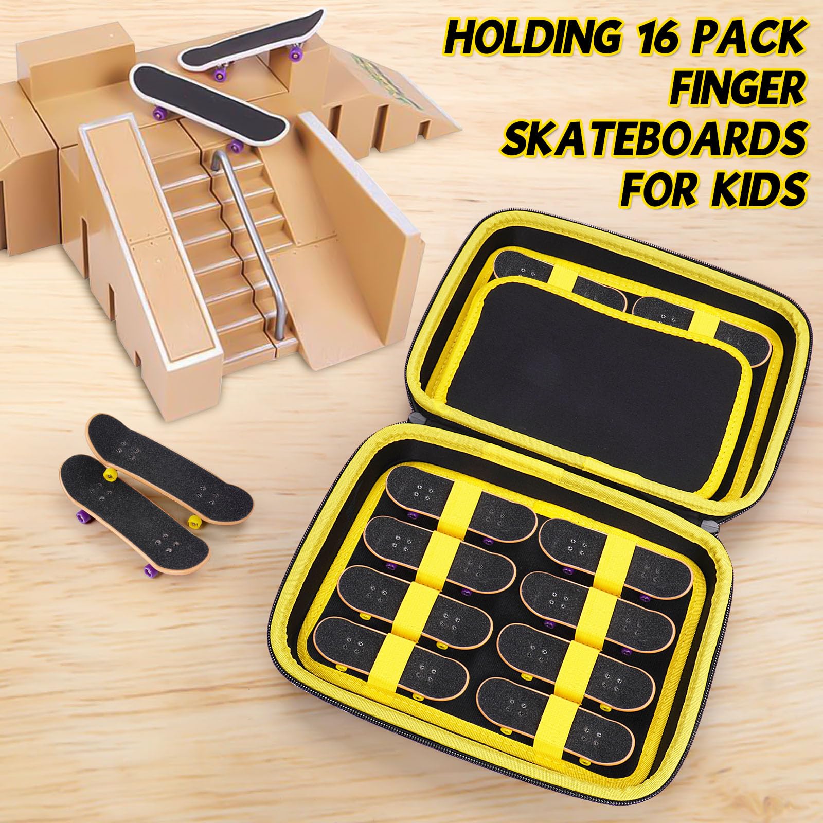 MGZNMTY fingerboard storage 16-boards in a compact case