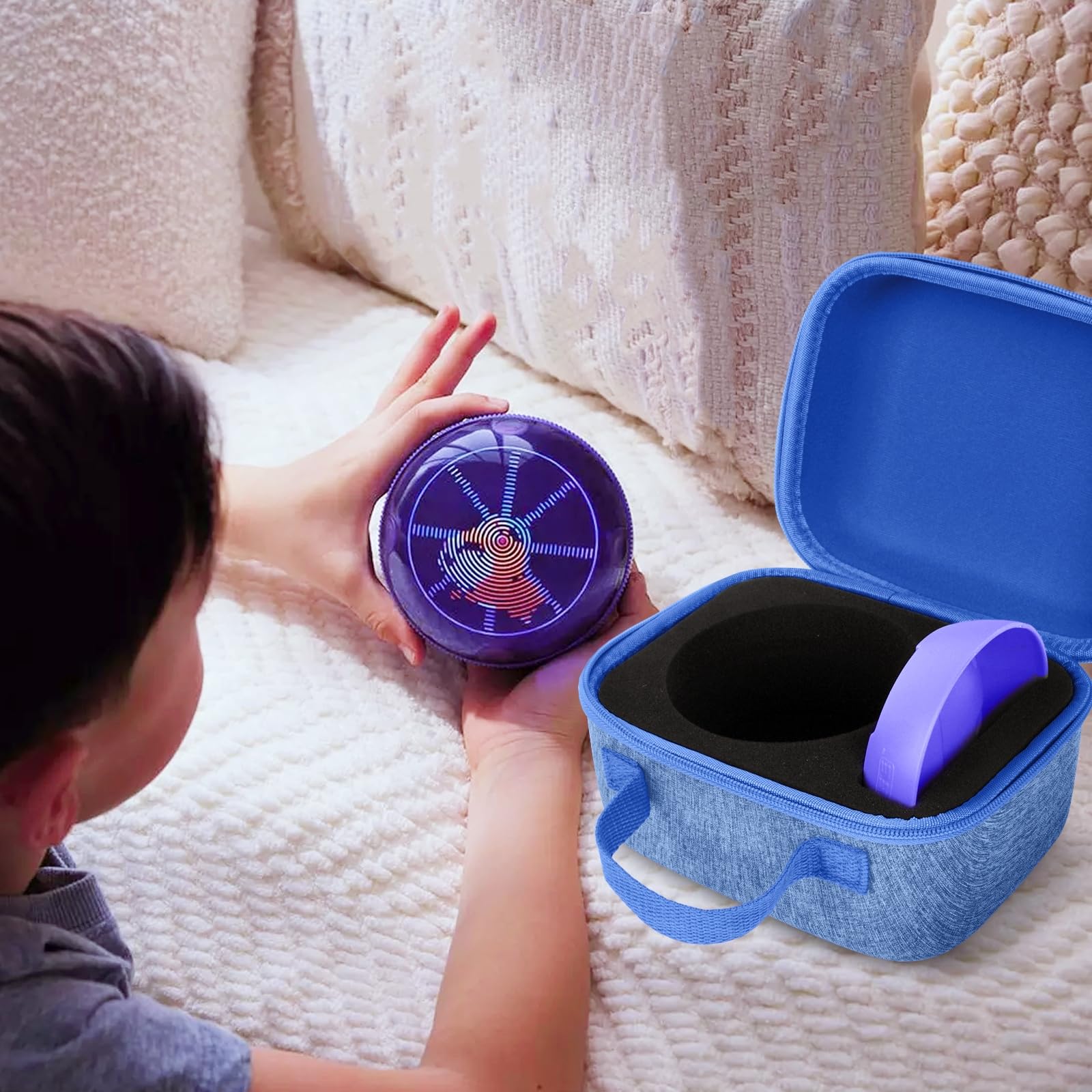 MGZNMTY portable handle makes carrying easy for trips and outings.