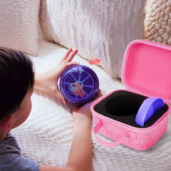 MGZNMTY travel case with portable handle for easy transport by kids