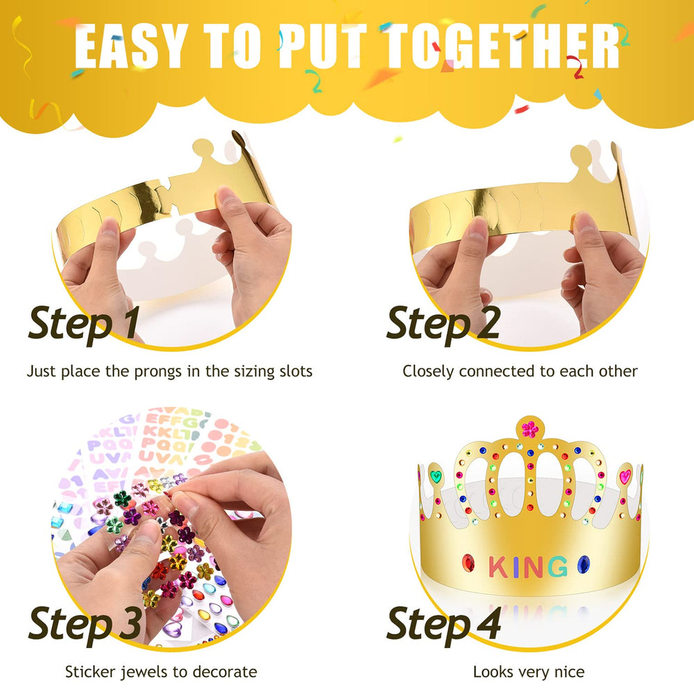 MGZTTHW easy-to-assemble crowns support interactive activities.