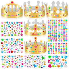 MGZTTHW gold crown kit: twenty crowns ready for festive dress-up and craft fun.