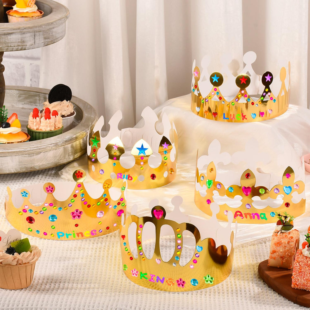 MGZTTHW crowns set with varied styles for sparkling classroom celebrations.