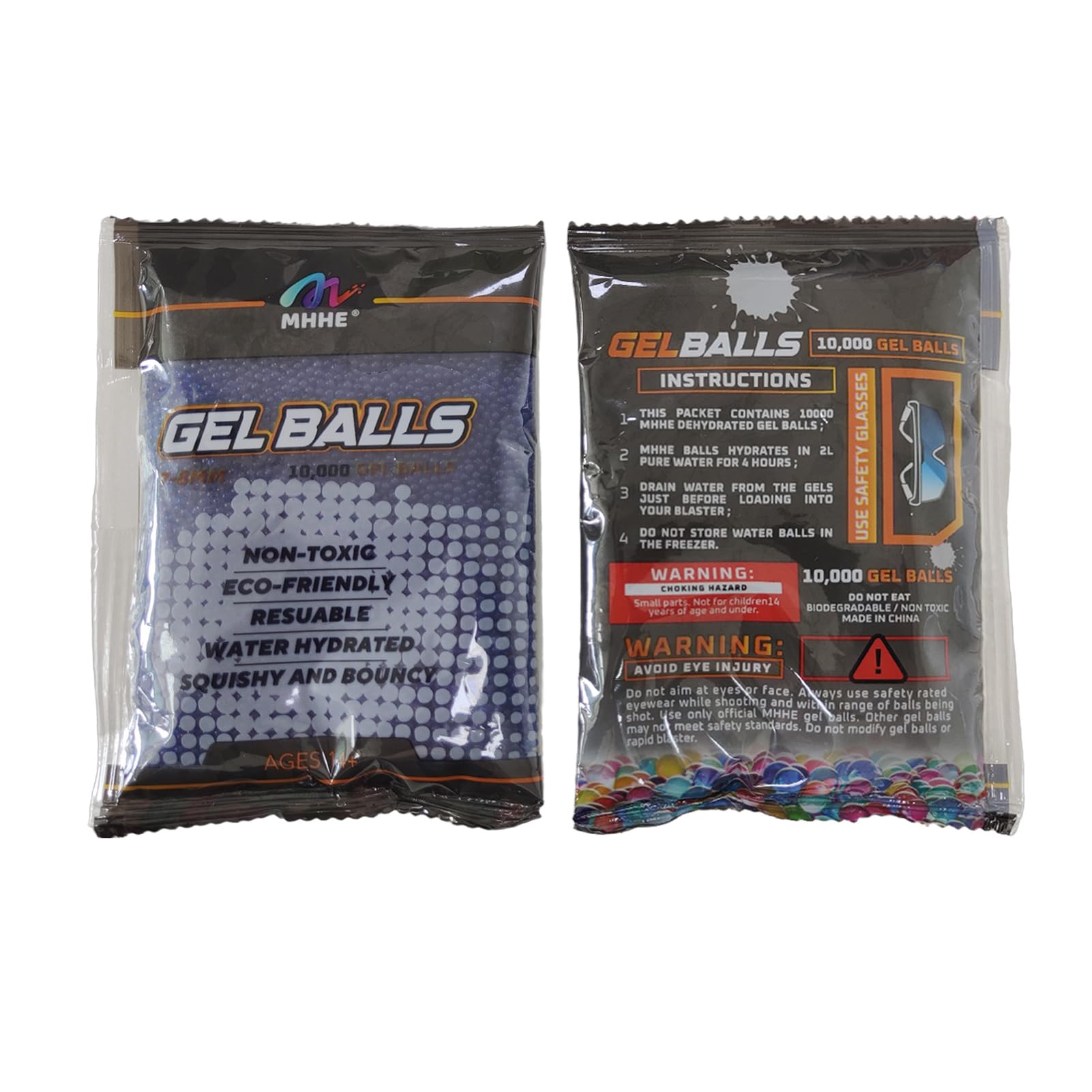 MHHE 10-pack gel ammo offers ample supply for long sessions.