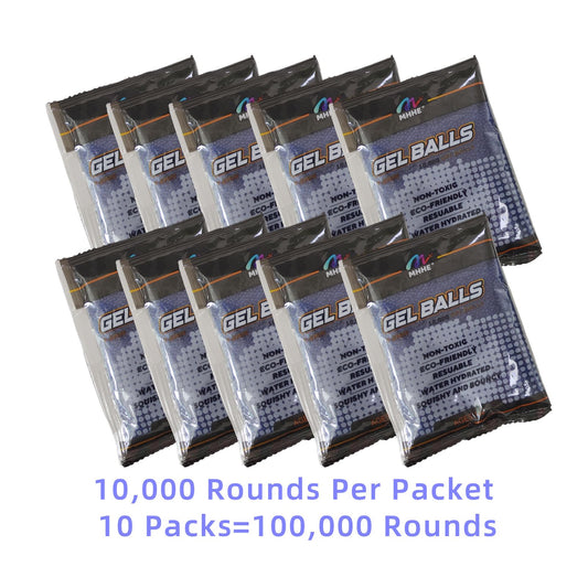 MHHE hydrogel balls water-activation ensures proper size before play.