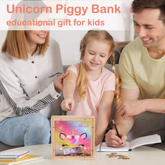 Two alphabet sticker sheets for customized piggy bank design