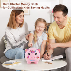 MHJY rotocast resin piggy bank emphasizing durability for kids