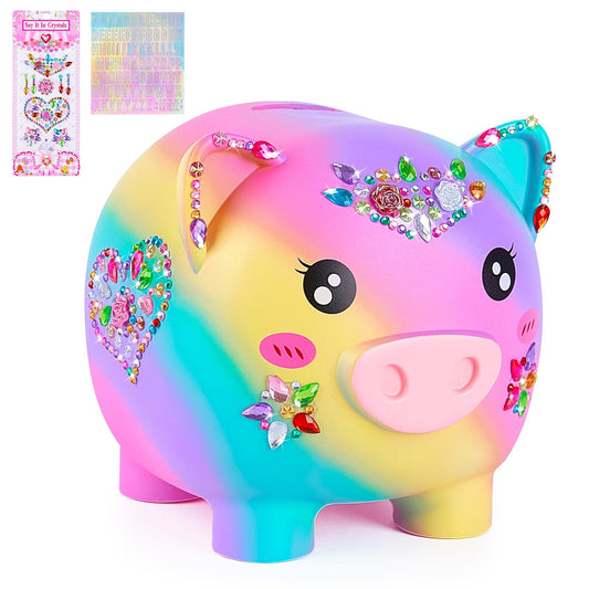 MHJY piggy bank girls with unbreakable design for safe savings.