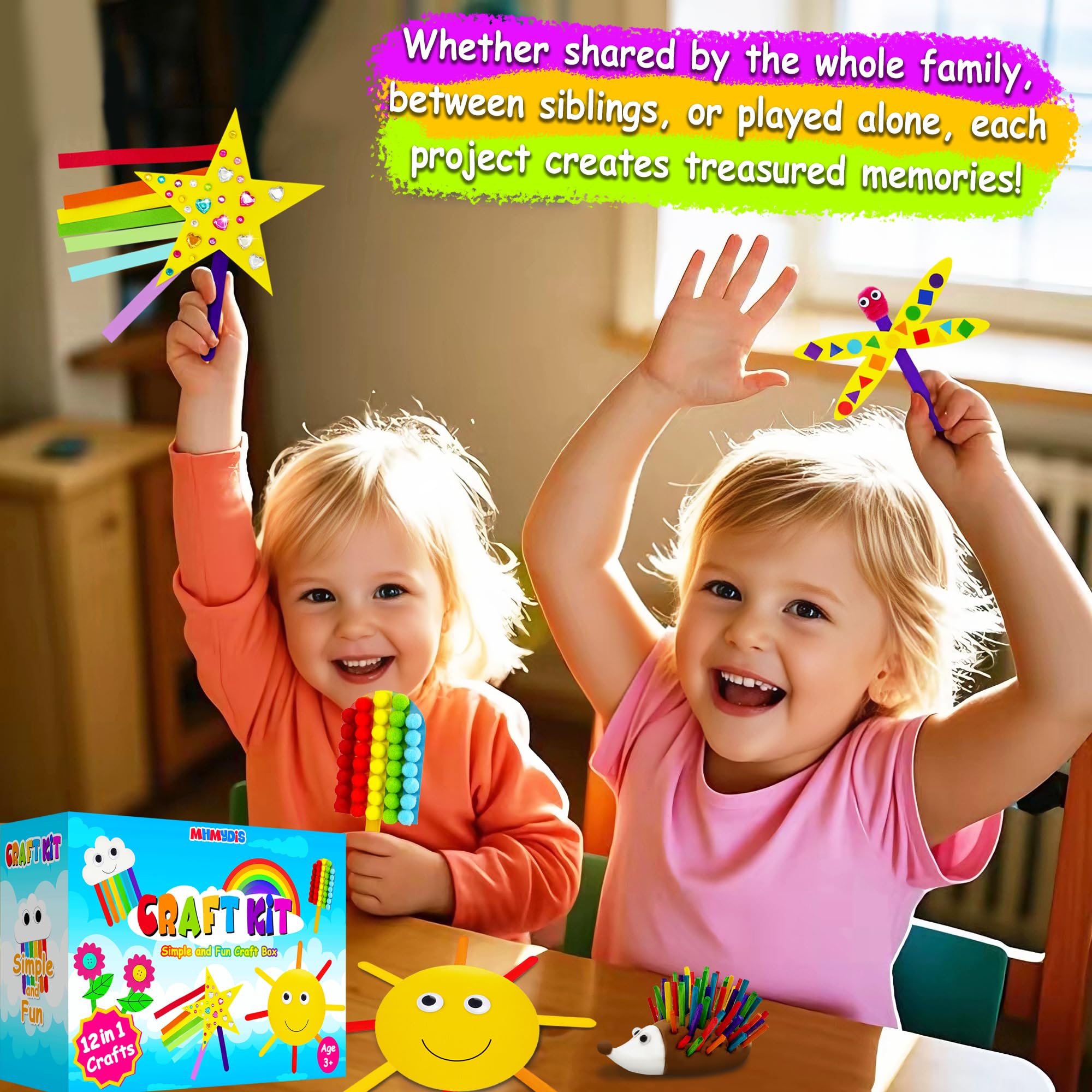 MHMYDIS all-in-one set includes templates and instructions for independent play.
