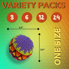 Mia Jewel footbag multicolored-geom-pattern brightens games and practice.