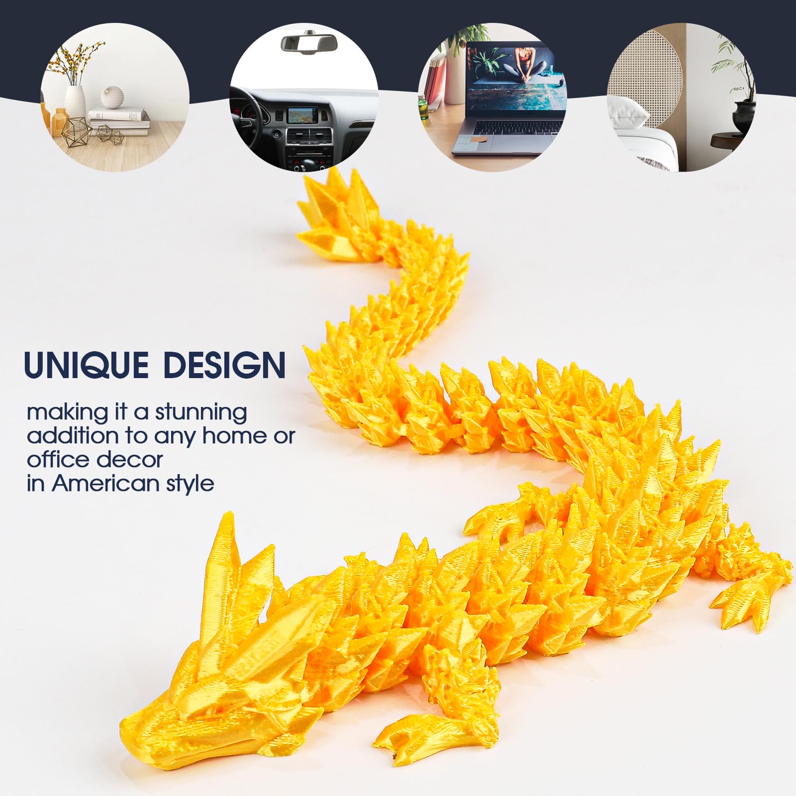 Black Gold dragon egg doubles as stylish office decor