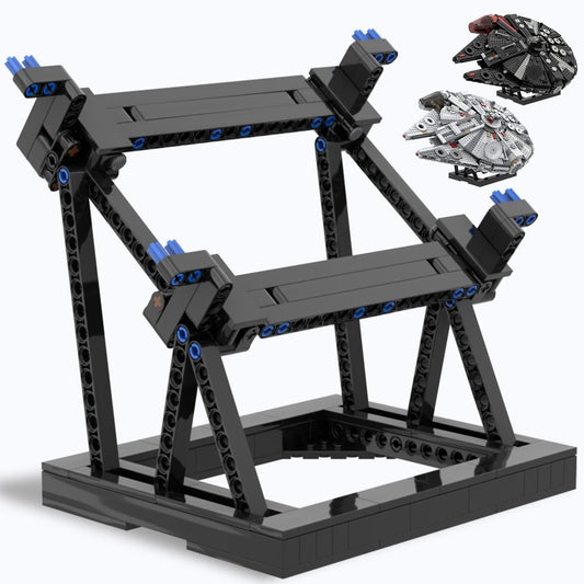 MiamiAcita display stand for Lego Millennium Falcon 75389-75257 securely supports the model.