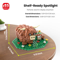 MIAMIACITA Highland Cow build empowers creativity for kids and adults alike.