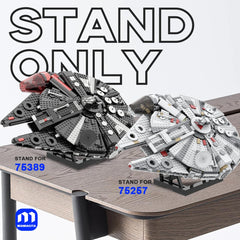 MiamiAcita upgraded bracket for The Dark Falcon 75389 adds stability during display.