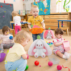MIAODAM soft-down cotton bunny stuffed animal for gentle hugs.