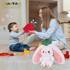MIAODAM Strawberry Bunny Plush is premium, soft, and durable for daily hugs