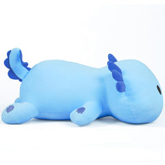 MIAOHAHA axolotl plush fabric closeup showing soft material.