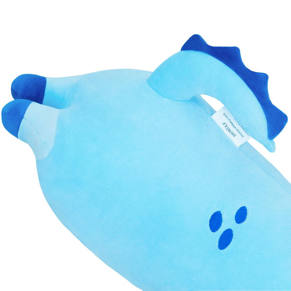 MIAOHAHA axolotl pillow fabric detail, soft texture and durable stitching.