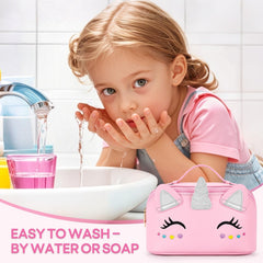 Mibasies eye shadow palette with gentle, washable shades for tiny explorers.