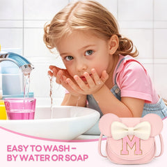 Mibasies brushes support playful makeup applications by little hands.