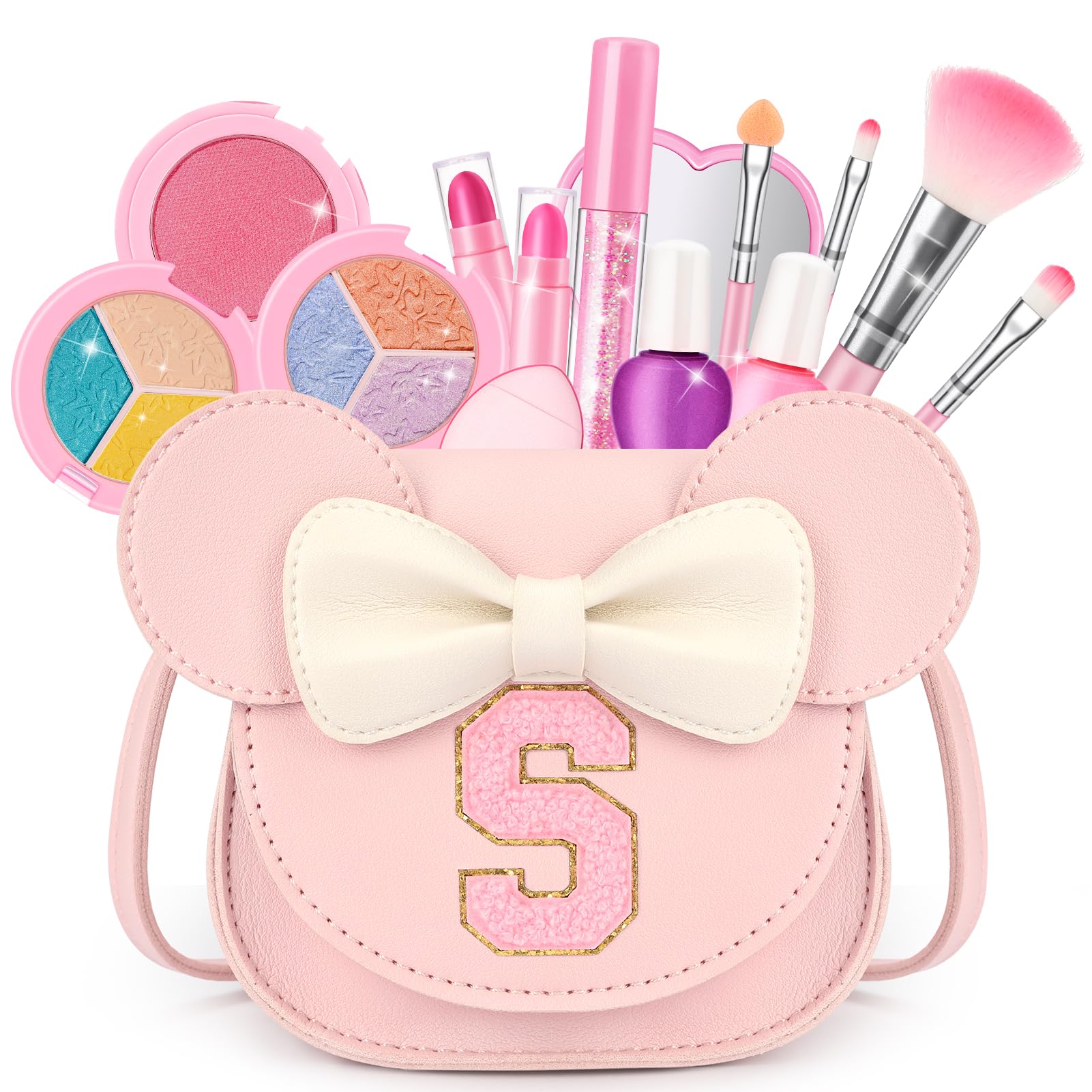 Mibasies 15-piece kit lipsticks and gloss for safe, imaginative play.