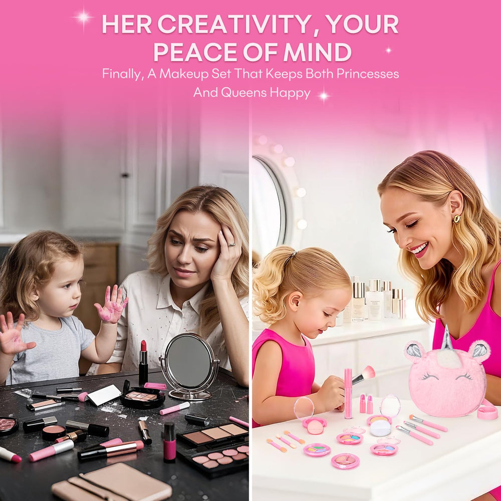 Mibasies powder compact—lightweight, safe for tiny hands.