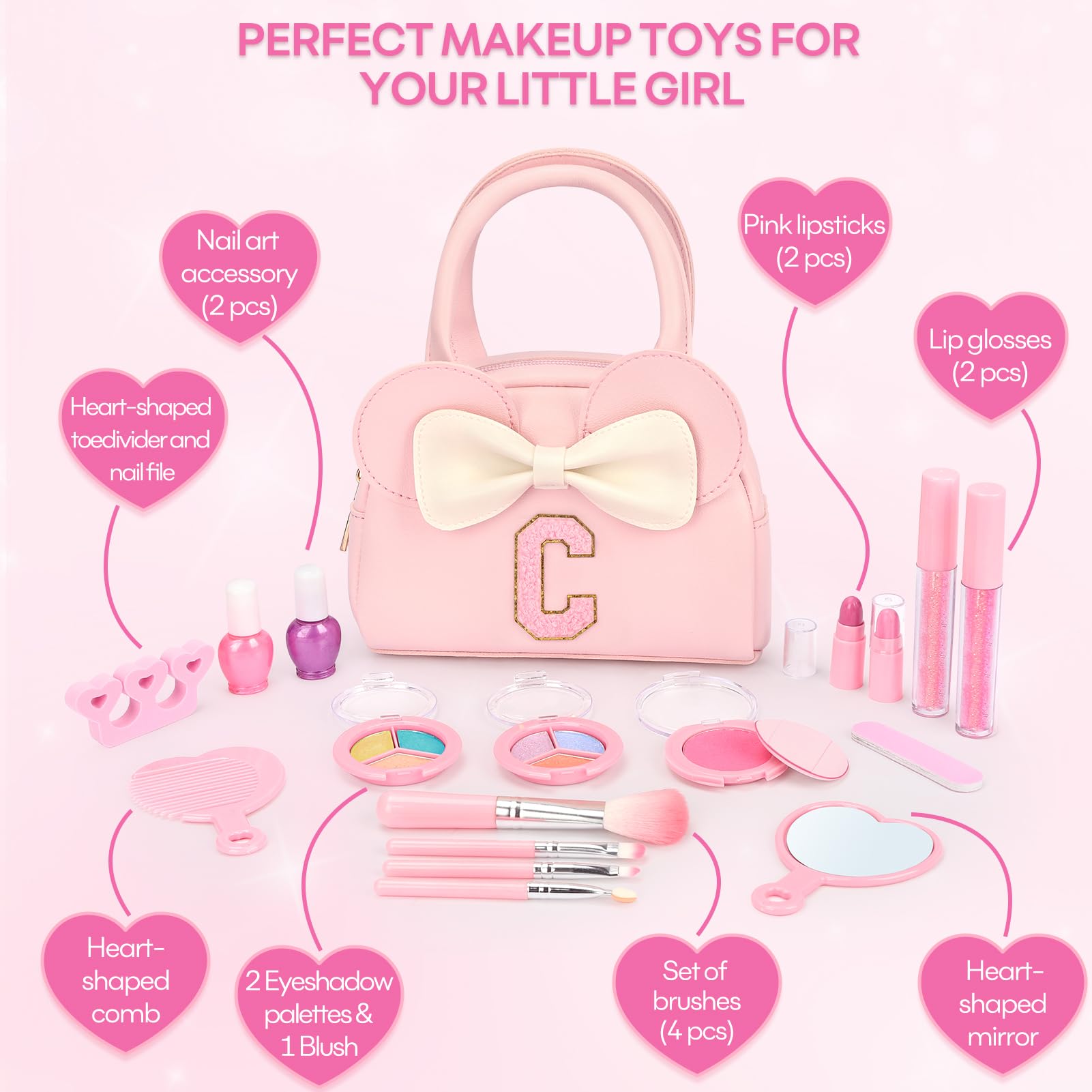 Mibasies brushes and tools organized for easy cleanup