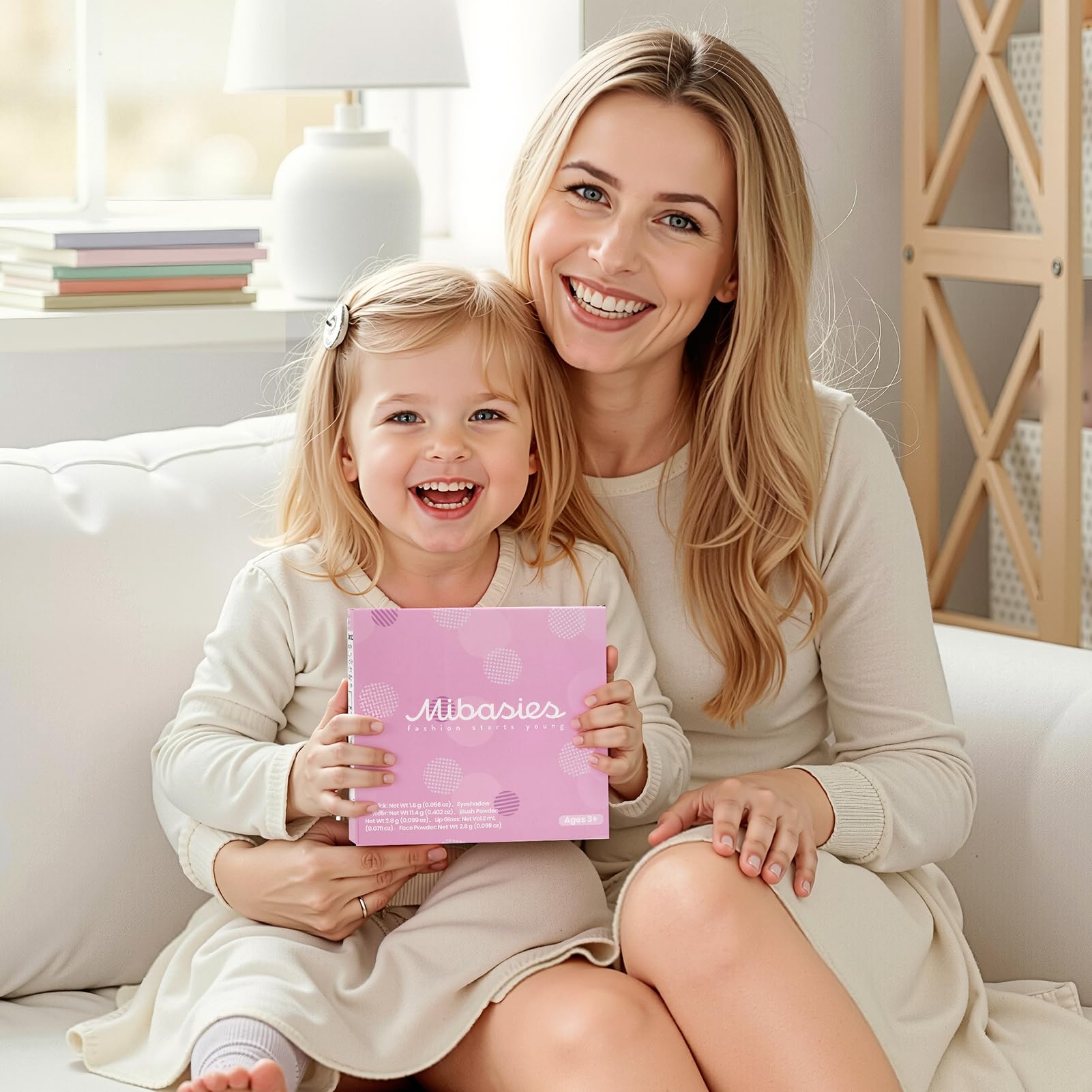 Mibasies Kids Real Makeup Kit kid-friendly packaging encourages sharing and creativity