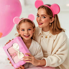 Mibasies mini mouse purse front view with ears and bow