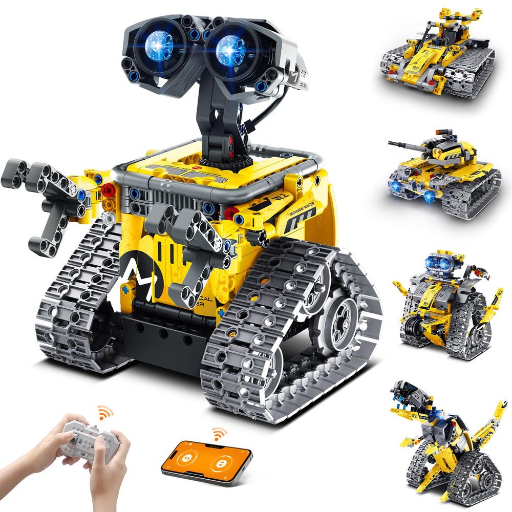 Mibido STEM robot kit front view for immersive building and play