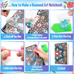 Micaracy PU leather notebook cover offers durable, stylish protection.
